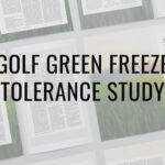 Golf Green Freeze Tolerance Study